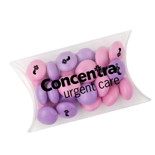 Main photo of Small Pillow Box With Imprinted Chocolate Buttons