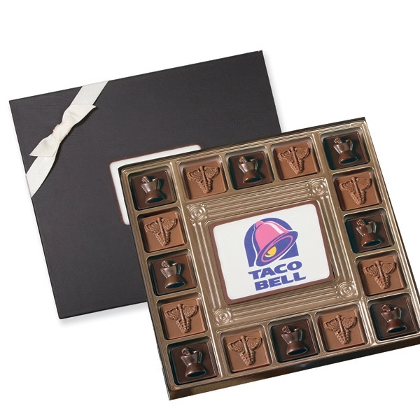 Black color option for Luxe Medium Chocolate Squares Gift Box