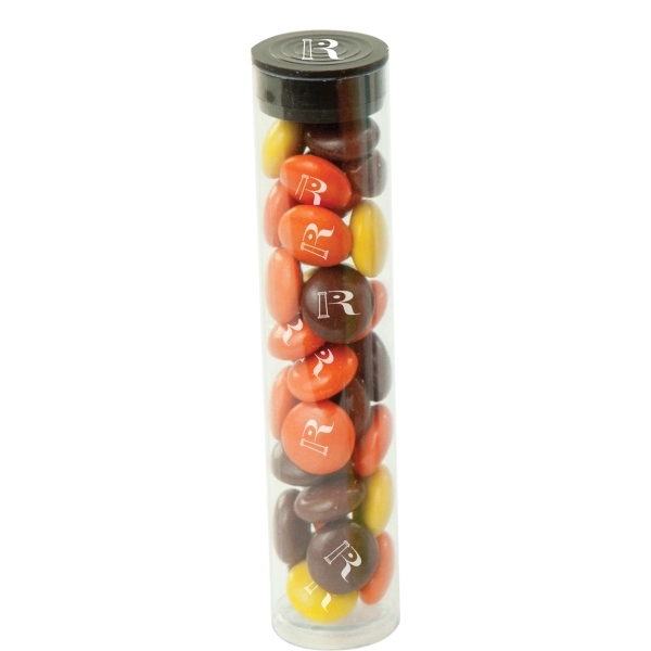Clear color option for Mini Tube With Imprinted Reese's Pieces