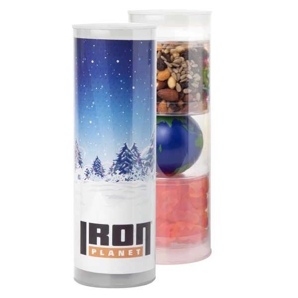 Multi color color option for 3 Piece Gift Tube With Energy Mix
