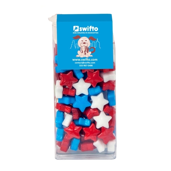 Clear color option for Flip Top Tube With Starzmania