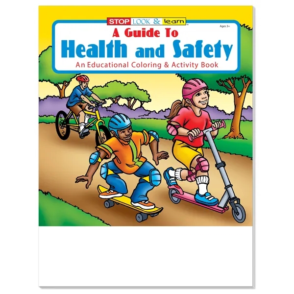 A Guide To Health/Safety color option for Coloring Book: Fitness Is Fun