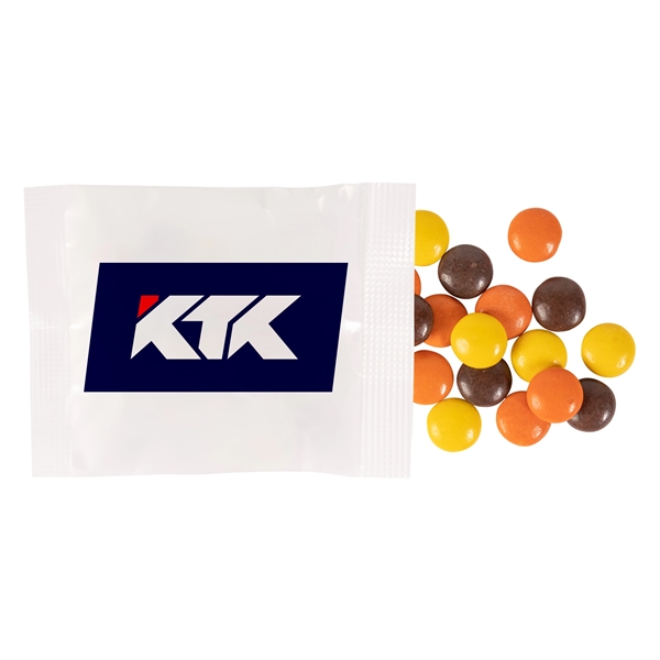 Custom color option for 1/2oz. Full Color Digi Bag With Reese's Pieces