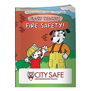 Photo of Coloring Book: Flash Teaches Fire Safety