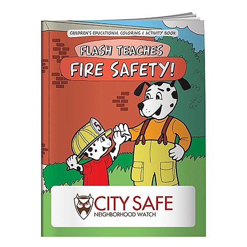 Photo of Coloring Book: Flash Teaches Fire Safety