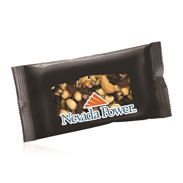 Custom color option for 1oz. Full Color Digi Bag With Raisin Nut Trail Mix