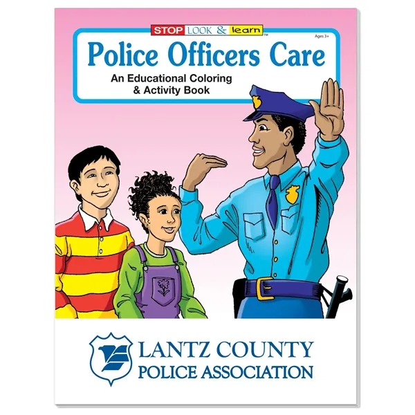 White color option for Coloring Book: Friendly Police Officers