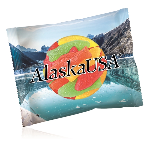 Custom color option for 2oz. Full Color Digi Bag With Assorted Fish