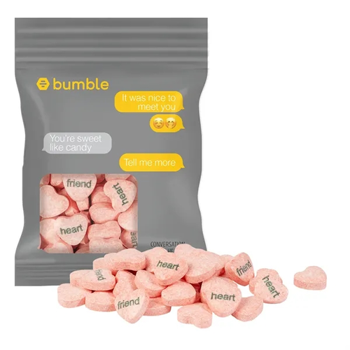 Main photo of 2oz. Full Color Digi Bag With Imprinted Conversation Hearts