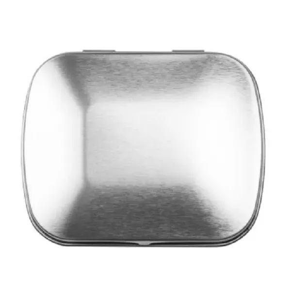 Silver color option for Domed Tin   Imprinted Round Mints