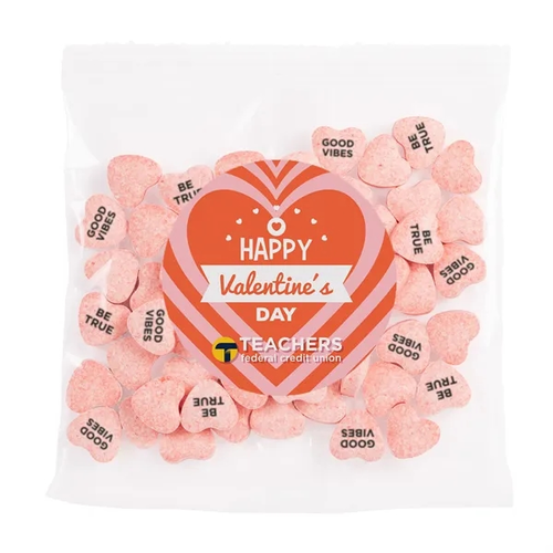 Photo of 2 Oz. Handfuls   Imprinted Conversation Hearts