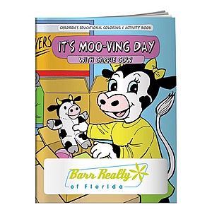 Photo of Coloring Book: It's Moo Ving Day