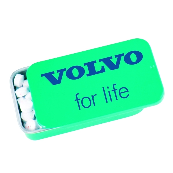 Blue color option for Slyder Tin With Mints