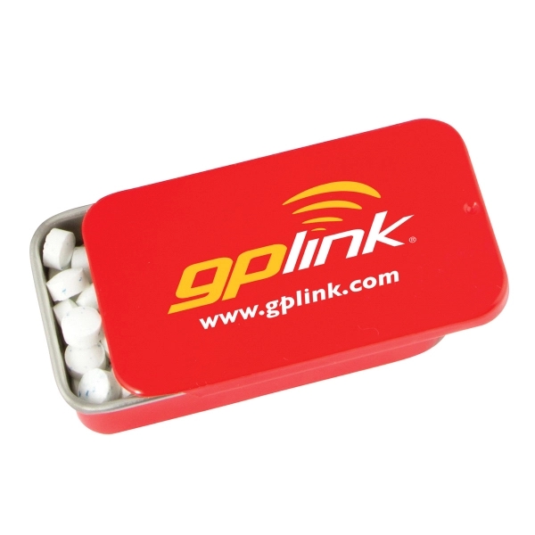 Red color option for Slyder Tin With Mints
