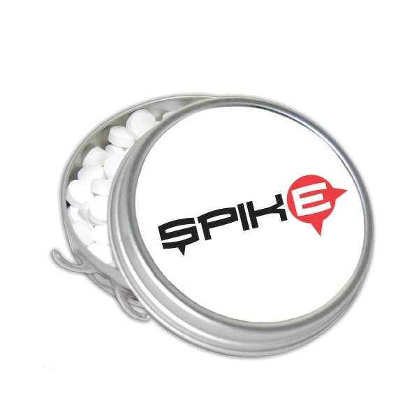 Silver color option for Shoeshine Tin Filled With Micro Mints®