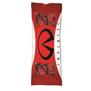 Photo of Full Color Tube Digi Bags Filled With Cherry Bites Candy