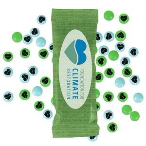 Photo of Full Color Tube Digi Bags Filled With Chocolate Buttons Candy