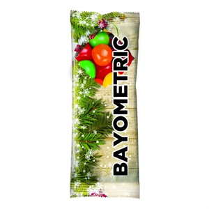 Photo of Full Color Tube Digi Bags Filled W/ Assort Fruit Sours Candy