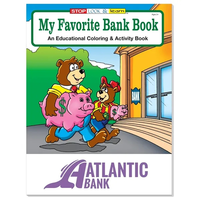 Coloring Book: Let's Go To The Bank