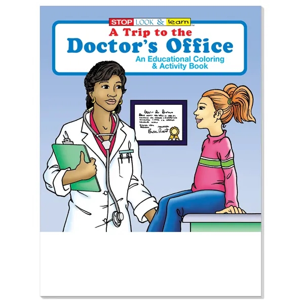 A Trip To The Doctor's Office color option for Coloring Book: Let's Go To The Doctor