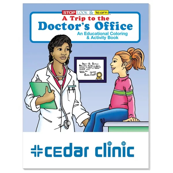White color option for Coloring Book: Let's Go To The Doctor