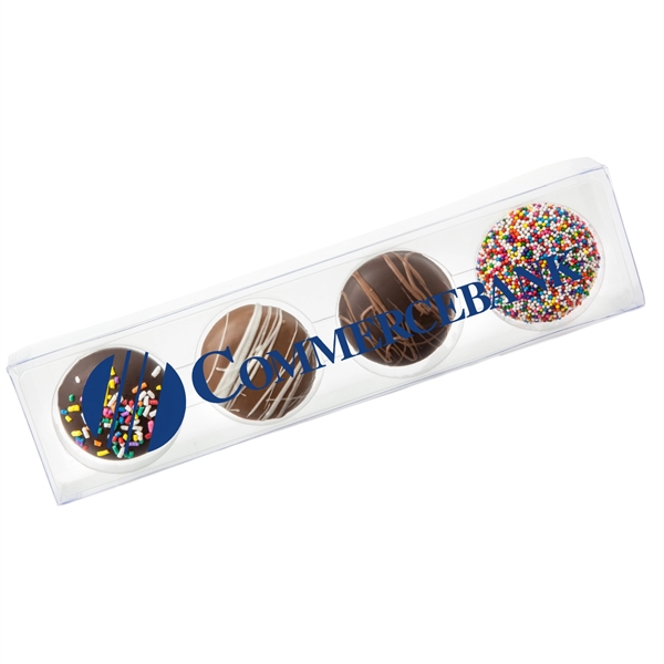 Clear color option for 4 Piece Sandwich Cookie Acetate