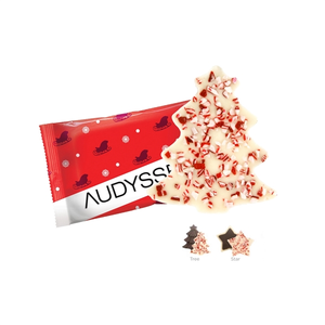 Photo of Peppermint Bark Individually Wrapped Shapes