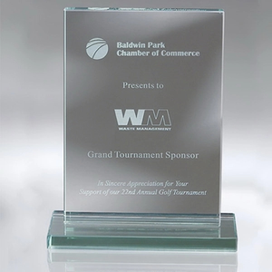 Photo of Vertical Rectangular Plaque 7"