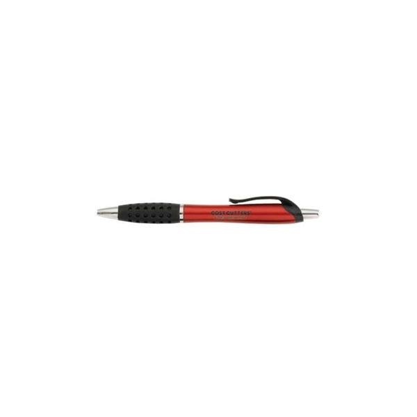 Red color option for Rubber Click Grip Pen