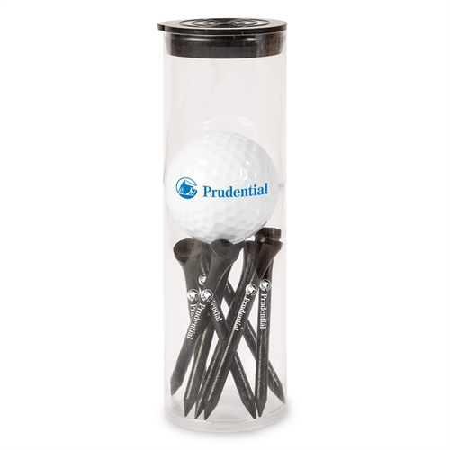 Main photo of Golf Ball And Tees In Tube