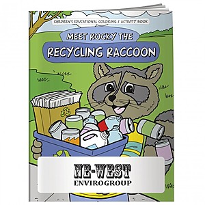 Photo of Coloring Book: Meet Rocky The Recycling Raccoon
