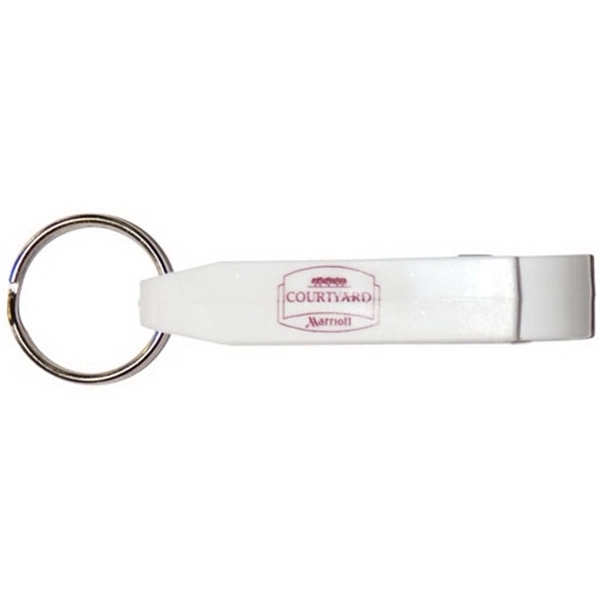 White color option for Keychain Bottle Opener