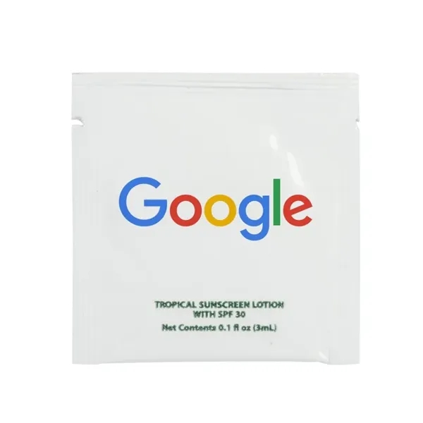 White color option for Sunscreen Packet Spf30