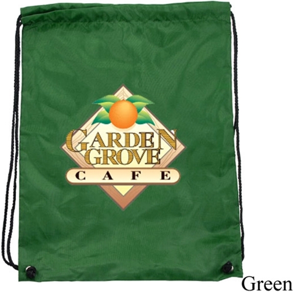 Green color option for Drawstring Backpack  Full Color