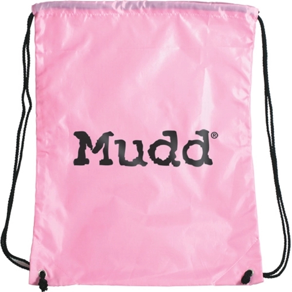 Pink color option for Drawstring Backpack  Full Color