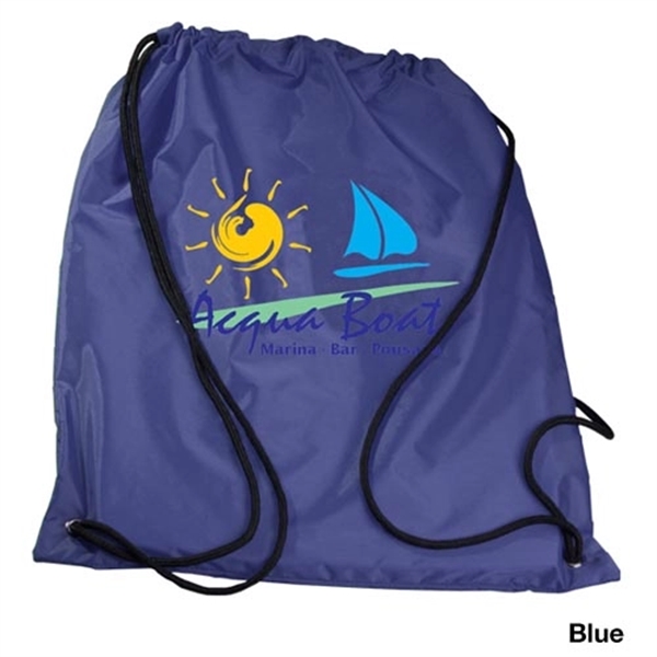 Reflex Blue color option for Drawstring Backpack  Full Color