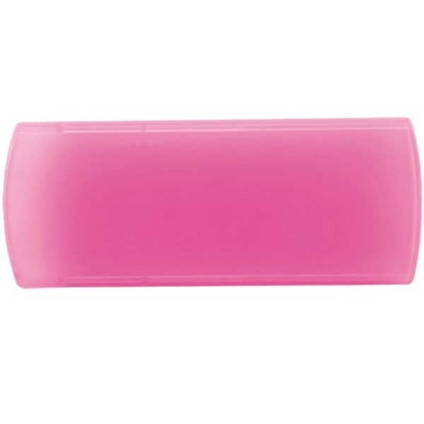 Translucent Pink color option for Bandage Dispenser With Bandages