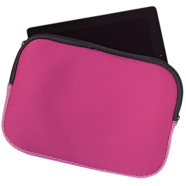 Pink color option for Padded Zippered Tablet Case  Full Color