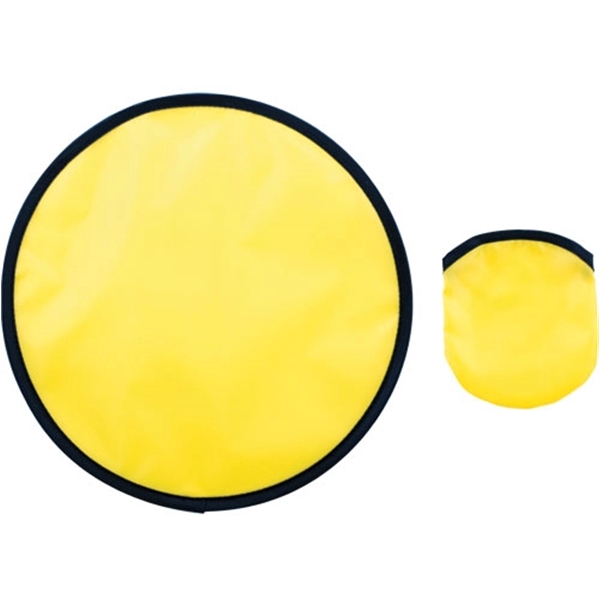 Yellow color option for 10" Folding Flying Disk With Pouch