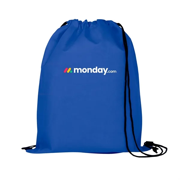 Blue color option for Non Woven Drawstring Backpack  Full Color