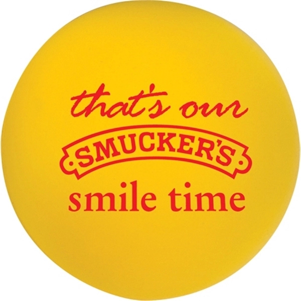 Yellow color option for Round Stress Ball