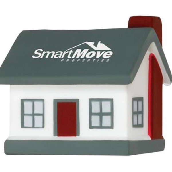 White color option for House Shaped  Stress Ball