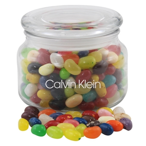 Photo of Jelly Bellys Candy In A Glass Jar With Lid