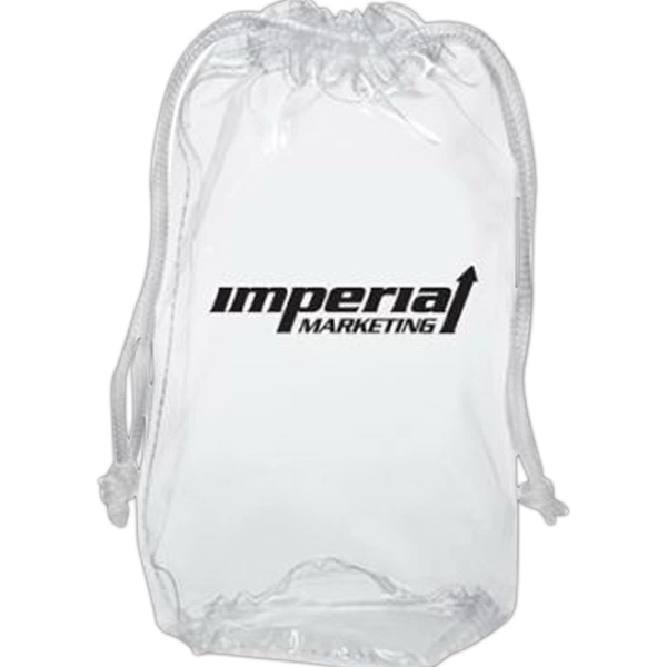 Clear color option for Malvern Drawstring Bag