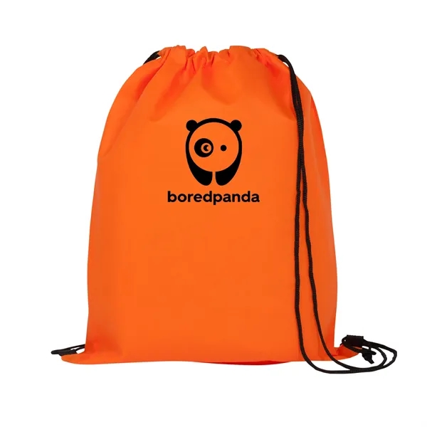Orange color option for Non Woven Drawstring Backpack 80 Gsm