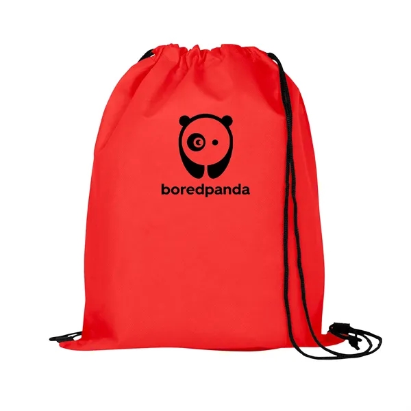 Red color option for Non Woven Drawstring Backpack 80 Gsm