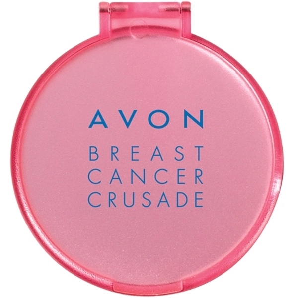 Translucent Pink color option for Folding Compact Mirror