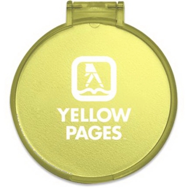 Translucent Yellow color option for Folding Compact Mirror