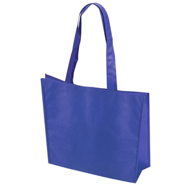 Blue color option for Large Non Woven Tote With 28" Straps 80 Gsm