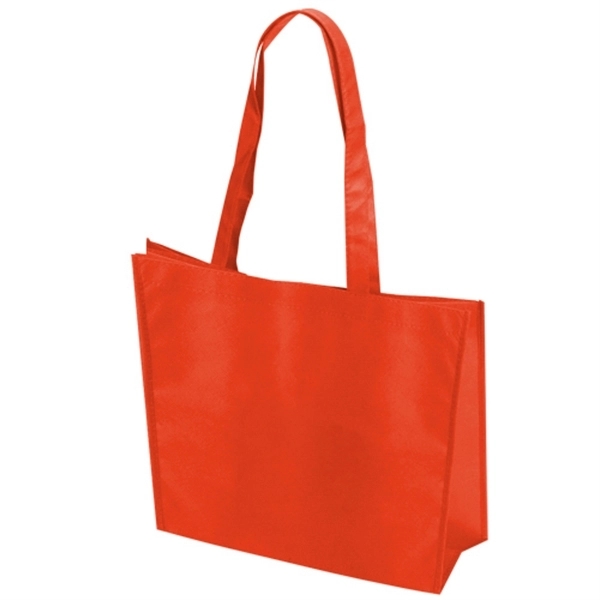 Orange color option for Large Non Woven Tote With 28" Straps 80 Gsm